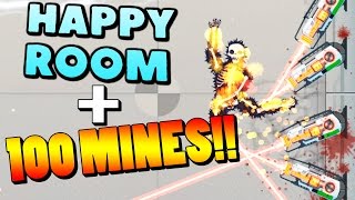 HAPPY ROOM BIGGEST COMBO?! 100 MINE COMBO! | Let's Play HAPPY ROOM Gameplay screenshot 4