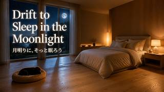 Drift to Sleep in the Moonlight 🌙 月明りにそっと眠ろう 🌙Moonlight Sleep Music • Relaxing Lofi Guitar [4 Hours]