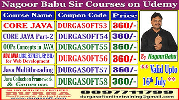 Nagoor Babu Sir Courses on Udemy