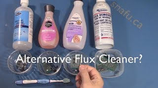 Alternative Flux Cleaner for electronics