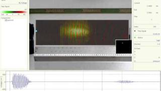 Sonic Ranger Ultrasonic Pulse Reflected Off Stationary Reflector