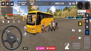 Volvo Bus Driving in India Bus Simulator - #1 Android Gameplay | Indian Bus Games for Android