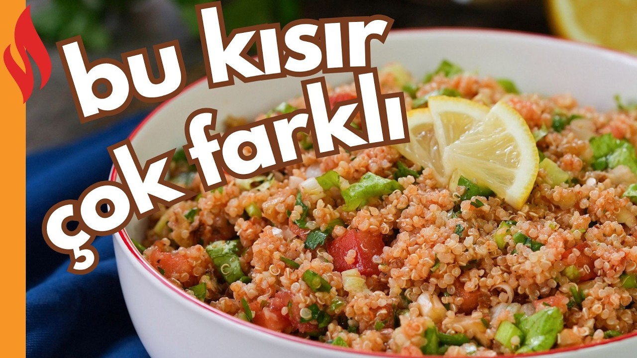Glutensiz Kinoalı Kısır Tarifi | Nasıl Yapılır?