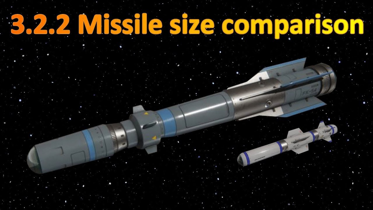 Missile size comparison - YouTube