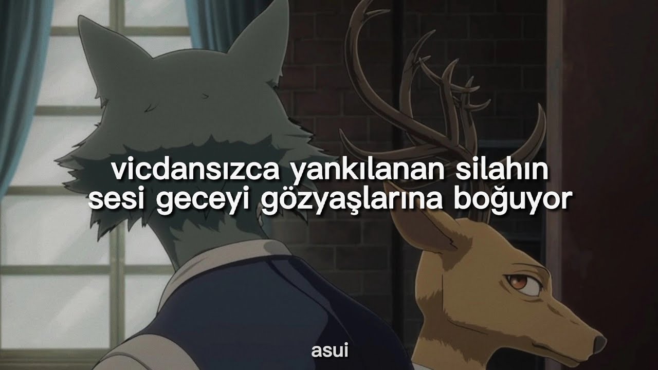 「💒」 yoasobi - yasashii suisei (türkçe çeviri) 'beastars season 2 ending op.'