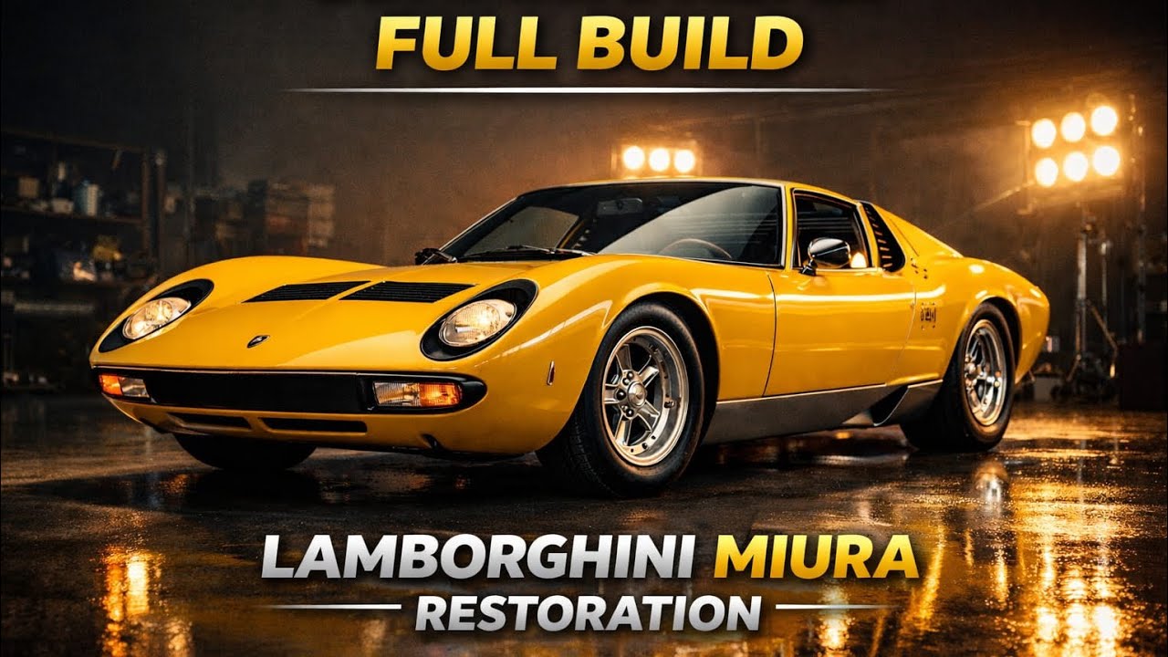 Abandoned Lamborghini Miura P400 1968 Restored | Ultimate ASMR Supercar Rebuild