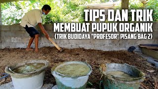 The Best Ingredients and Methods for Making Organic Fertilizer (Banana Cultivation Tips Part 1)