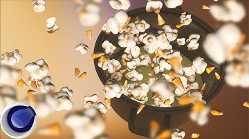 How To Make and Animate Popcorn In Cinema 4D Quick Tutorial