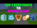 Top 5 best fruits to bounty hunt with in blox fruits update 20