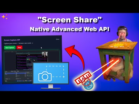 How to capture screen (Capture or Share Your Screen from the Browser 🖥️) Web Native #18