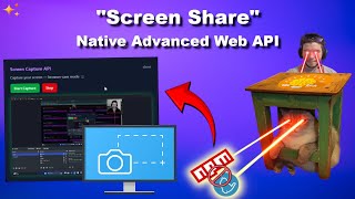 How to capture screen (Capture or Share Your Screen from the Browser 🖥️) Web Native #18
