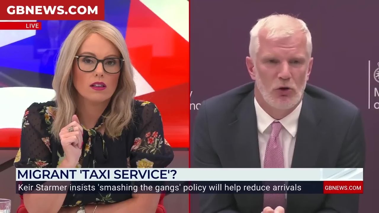 Alistair Carns asked four times if he regards illegal Channel crossings a risk to national security