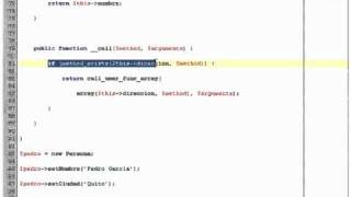vt 57: curso PHP-MySQL. Uso de Métodos Mágicos