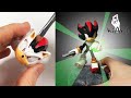 Create Shadow the Hedgehog 🦔+ Chaos emerald💎 with Clay / Clay Art / Sculpey [kiArt ]