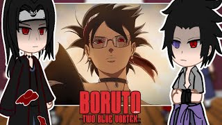Uchiha Clan React To Sarada Part 2 Boruto Two Blue Vortex Gc Engrubr