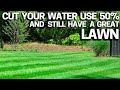 Have a Lawn with 50% less water.  BEST TIPS