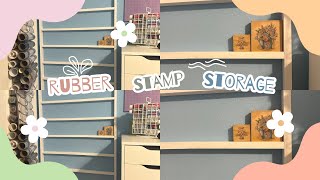 Rubber Stamp Storage and Display! DIY