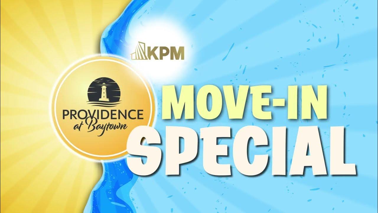 June and July Move In Specials Providence at Baytown Apartments YouTube