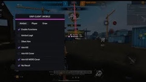 DRIP CLIENT FREE MOD MENU| AIMKILL M590 COVER KILL DRIP CLIENT| HG CHEAT MOD MENU | MOBILE PANEL