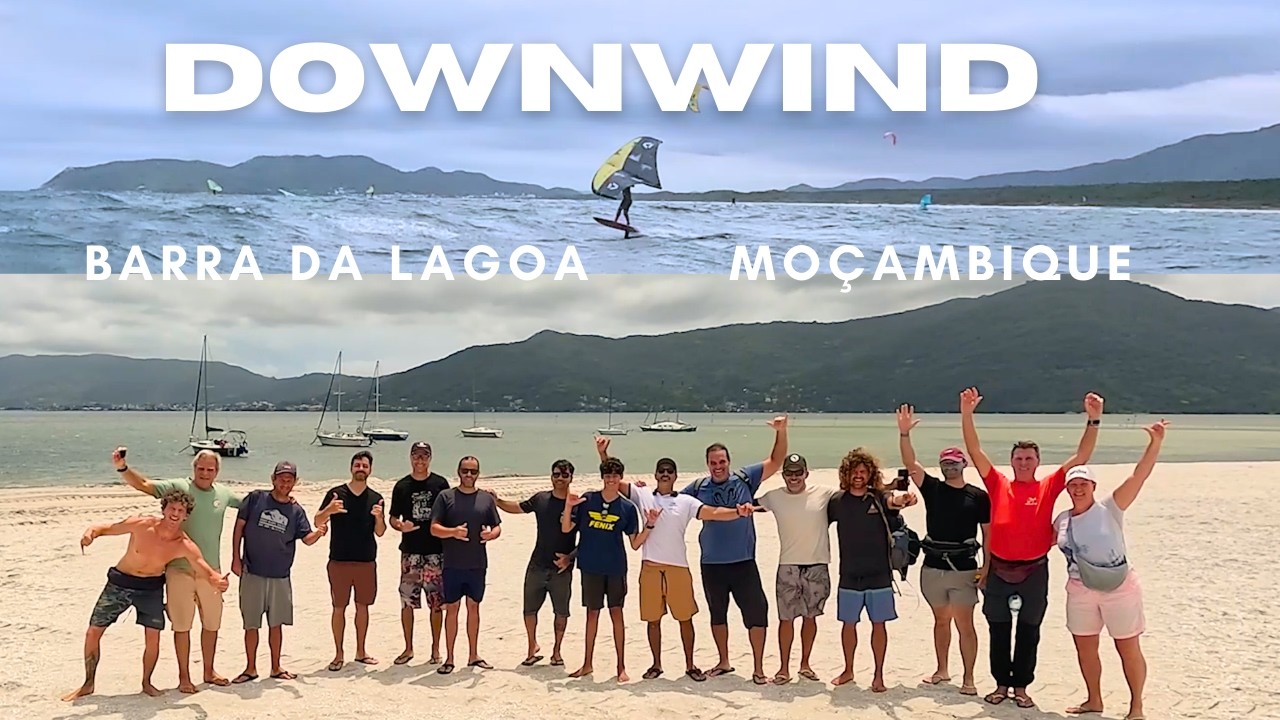 ⁣Downwind Barra da Lagoa → Praia do Moçambique | Kitesurf, Windfoil e Windsurf em Florianópolis