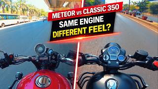 Same Engine, Totally Different Feel | Classic 350 vs Meteor 350
