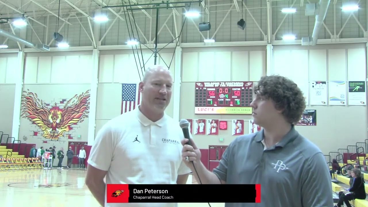 Chaparral Men's Basketball Head Coach Dan Peterson Post Game Interview