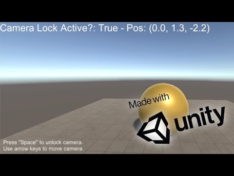 Unity - Getting used to things #1 (Making a simple Camera Lock & Position)