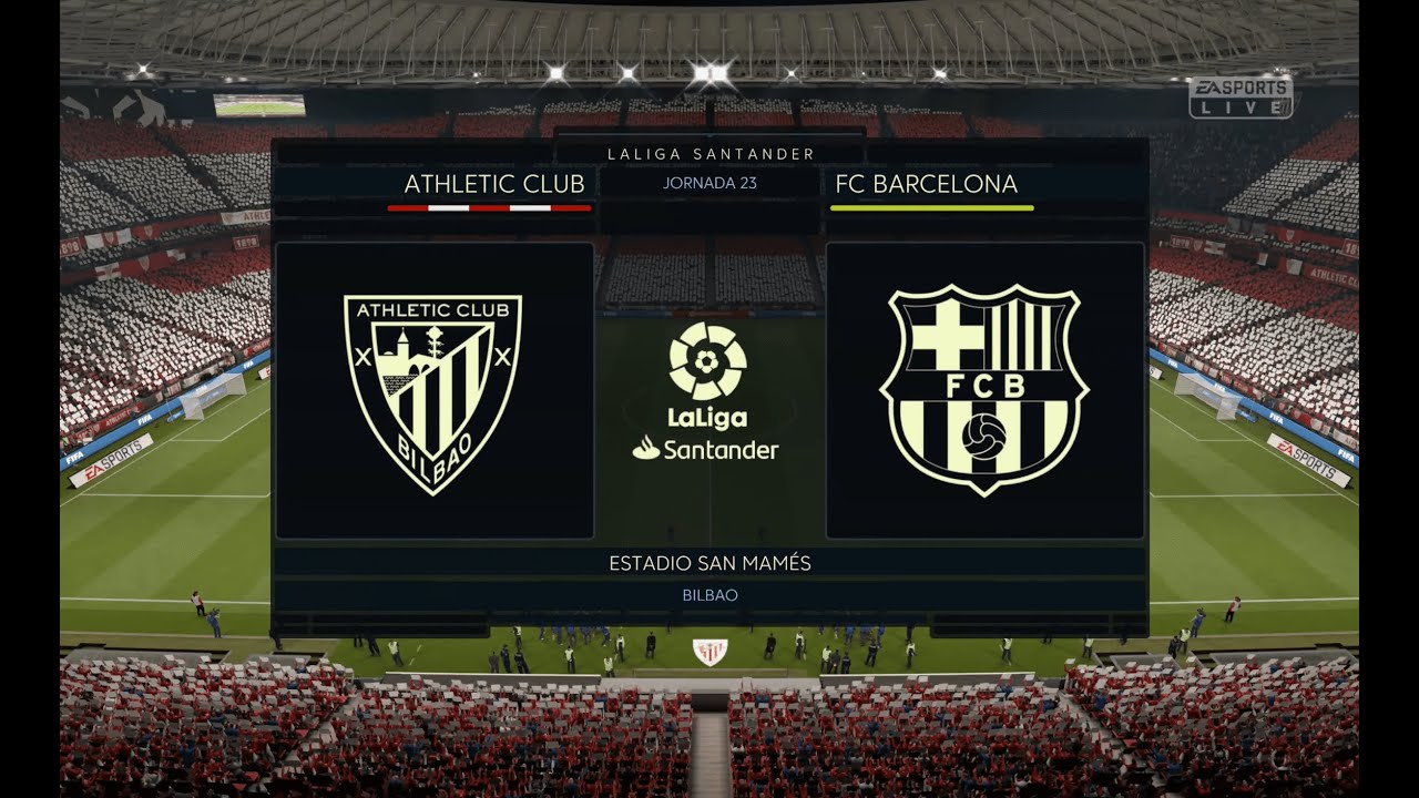 Athletic Club vs FC Barcelona Laliga Santander J23 - YouTube