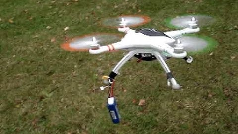 Walkera QR X350 - GPS Position Hold - Off Balance Gyro Testing