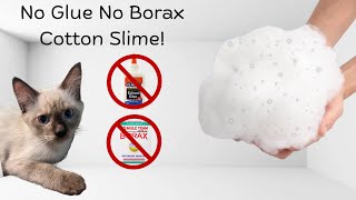 No Glue No borax Cotton Slime!(100% Working)