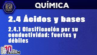 Química – Tema 2: Agua | Ácidos y bases (fuertes y débiles) (2.4.1)