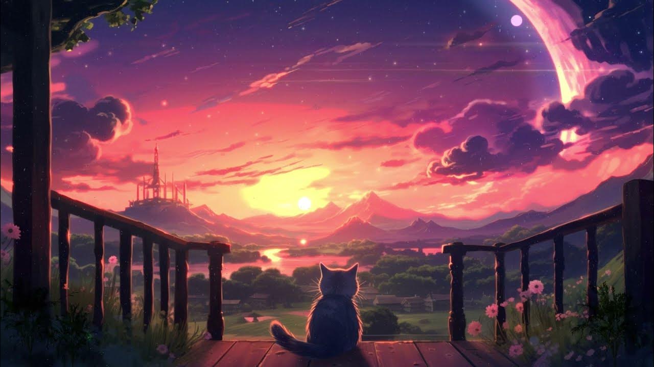 Lofi Dreamscape Mix Soothing Vibes - A Cat's Tale [2-Hours-Studying ...