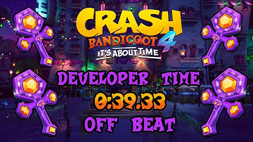 Crash Bandicoot 4 - Developer Times:  Draggin On In 1:39.33