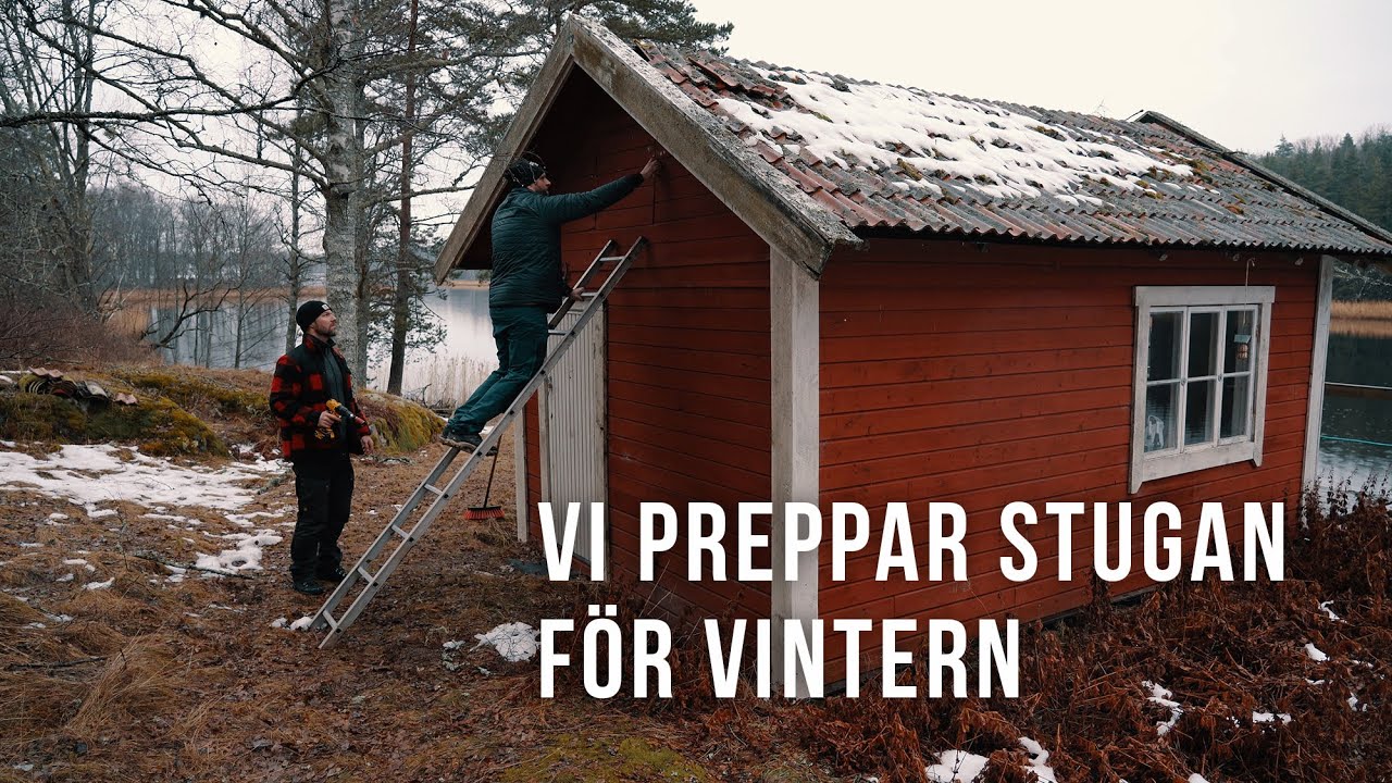Vi preppar stugan för vintern | Insättning av kamin