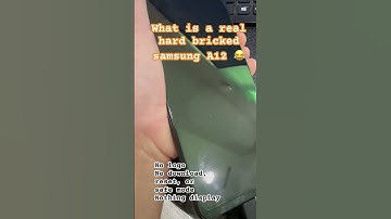 What is a real hard bricked (not soft bricked ) samsung phone do?