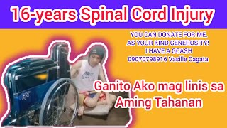 16-years Spinal Cord Injury - Ganito Ako mag linis sa aming Tahanan