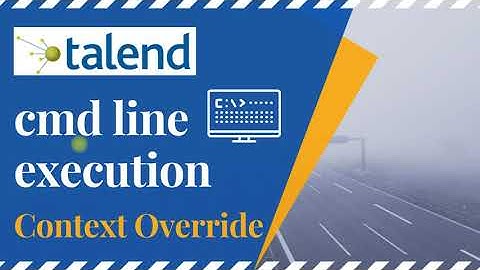 Execute Talend Job From Command Line | Passing Parameters To Talend Job In Command Line talend 2021