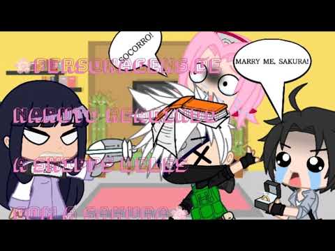 🌸Personagens de Naruto reagindo a shipps deles com a Sakura🌸 Parte 2 (Kushina 29) Gacha Club