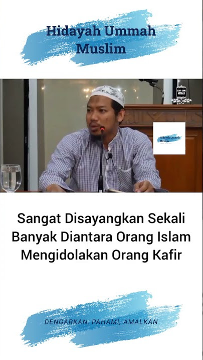 Banyak Diantara Orang Islam Mengidolakan Orang Kafir - Abu Ubaidah Yusuf As Sidawy #shorts