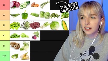 veggie tier list 🥦🥕🌽 🥔🍆