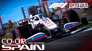 F1 2021 CO-OP Карьера - Второй этап сезона / Испания /ft. Alex Smolyar