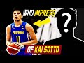 who impress of Kai Sotto that makes him join the Summer League of Team the Dallas Mavericks!