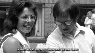 Because of Title IX: Reflecting on Title IX's 50th Anniversary
