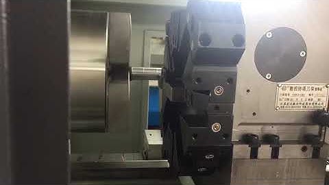 CK6150 cnc lathe machine working---3