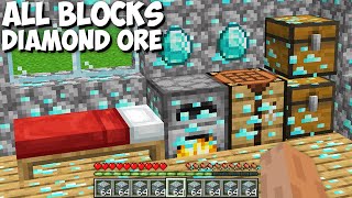 Why ALL BLOCKS TURNED into DIAMOND ORE in Minecraft ? ORE BLOCKS !