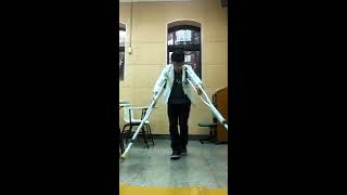 Axillary crutch 4,3,2 & Regular cane 3,2 point gait