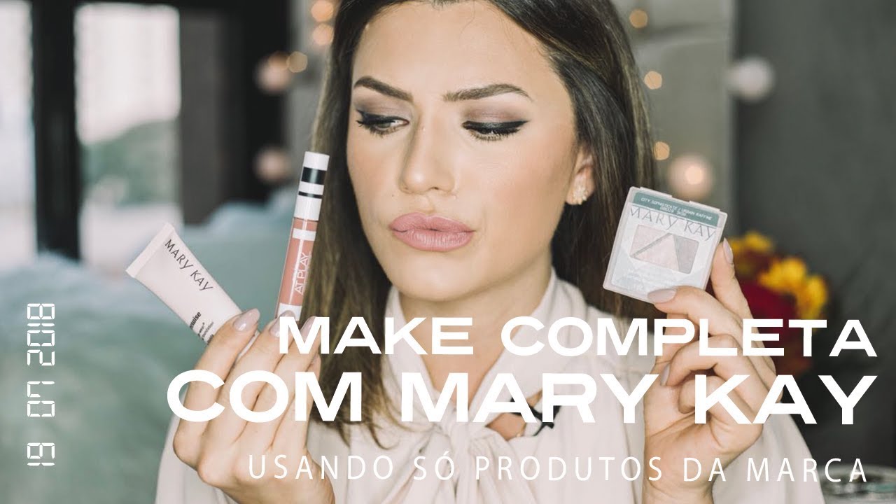 MAQUIAGEM  COMPLETA COM PRODUTOS MARY KAY