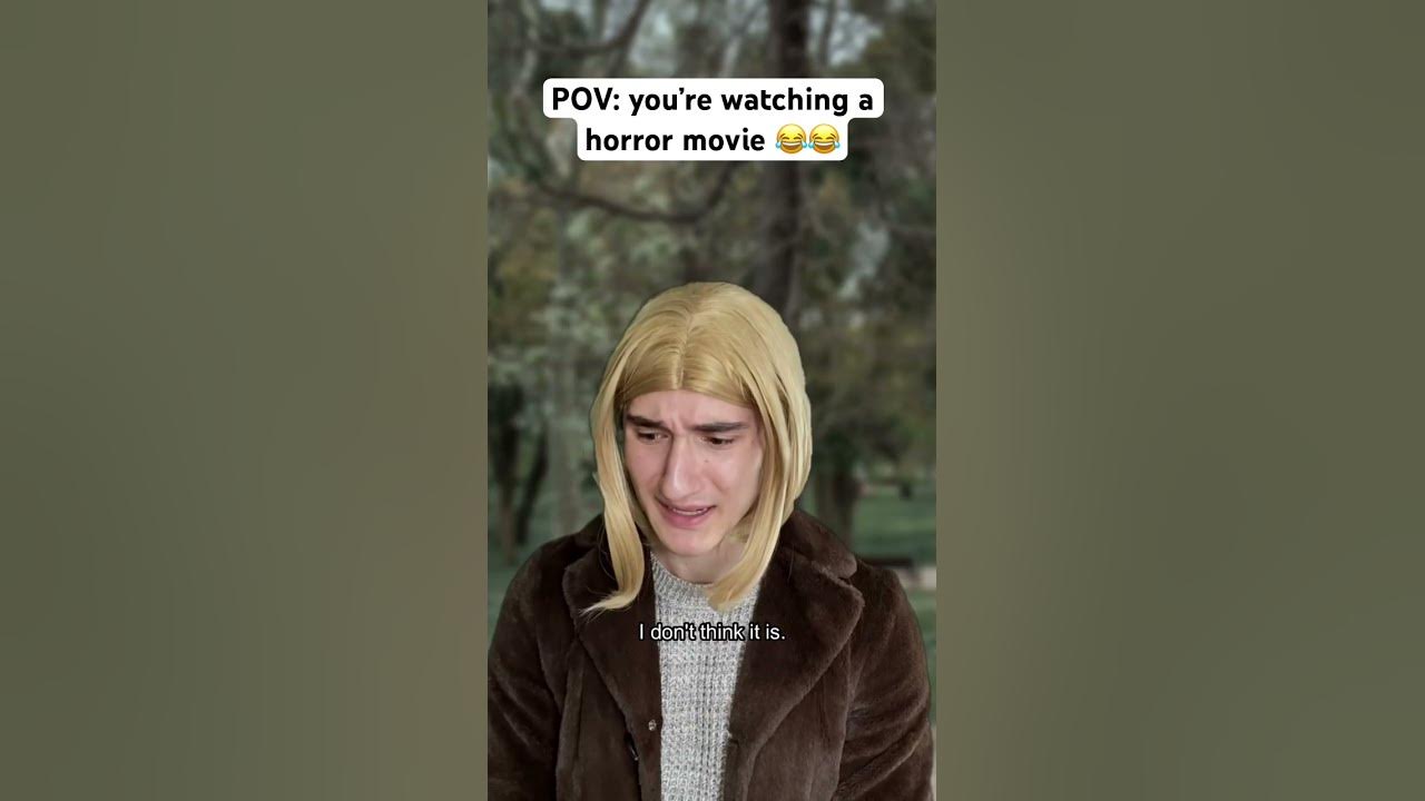 Horror movie trailers be like #shorts #funny #comedy
