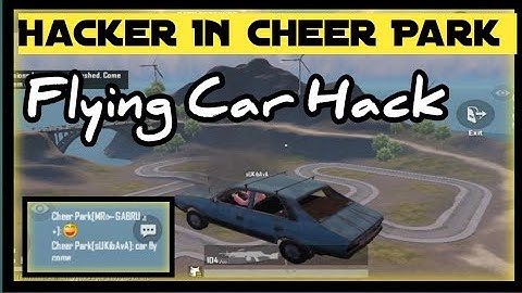 Random Hacker In Cheer Park With Flying Car Hack 😳 | BGMI | #hackerpubg #bgmihacker #youtubeshorts