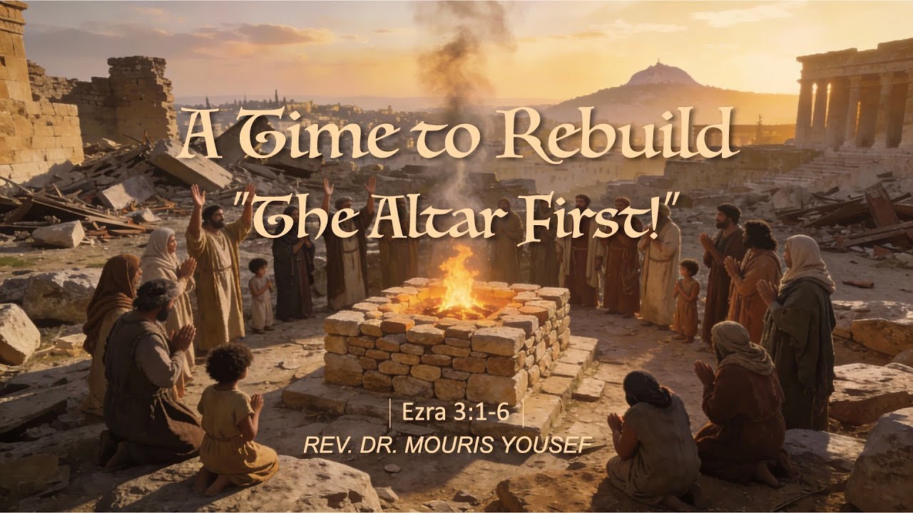Sermon 2-1-2026  "A Time to Rebuild: “The Altar First!” By Rev. Dr. Mouris Yousef